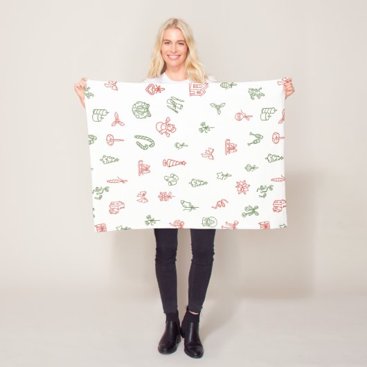 Weihnachts-Fleece-Decke – Cozy Holiday Throw Fleecedecke (Beispiel)