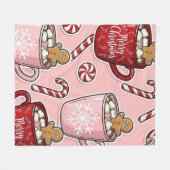 Weihnachts-Fleece-Decke Fleecedecke (Vorderseite (Horizontal))