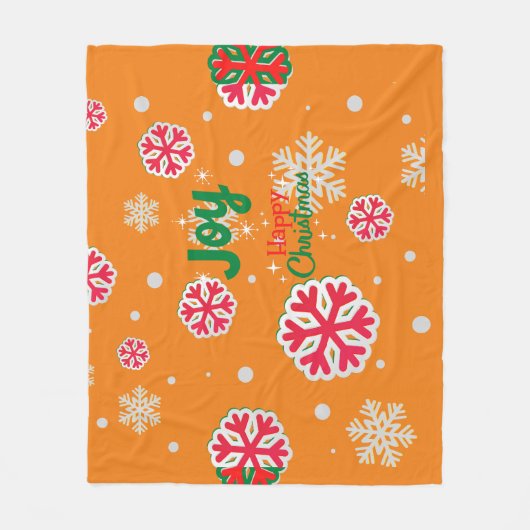 Weihnachts-Fleece-Decke Fleecedecke (Vorderseite)