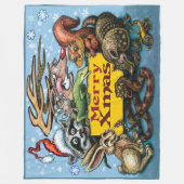 Weihnachts-Fleece-Decke Fleecedecke (Vorderseite)