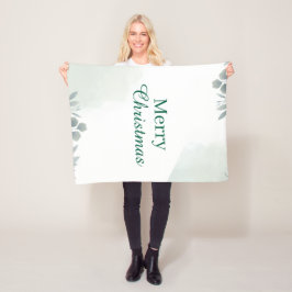Weihnachts-Fleece-Decke – Kuscheliger Feiertags-Wu Fleecedecke