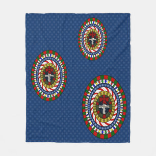 Weihnachts-Fliesblanke mit Spielcharakter Fleecedecke