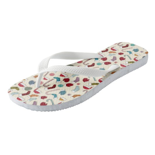 Weihnachts-Flip-Flops Badesandalen (Schrägansicht)