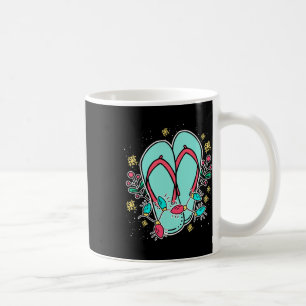 Weihnachts Flip Flops Hawaiianischer Sommer Weihna Kaffeetasse