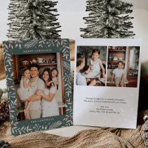 Weihnachts-Folklorekarte Foto