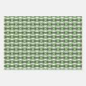 Weihnachts-Folklorekünstlerin, Ornamente, Mistleto Geschenkpapier Set (Vorderseite 2)