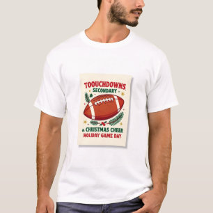 Weihnachts-Football – Touchdowns und Weihnachtssti T-Shirt