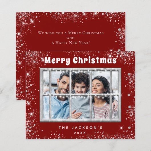 Weihnachts-Foto (Vorne/Hinten)