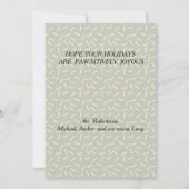 Weihnachts-Foto 12 Hunde Weihnachten mit Weihnacht Karte (Rückseite)