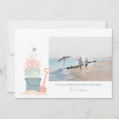 Weihnachts-Foto an der Küste (Vorderseite)