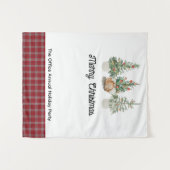 Weihnachts-Foto Background Foto Stand personalisie Wandteppich (Vorderseite (Horizontal))