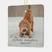 Weihnachts Foto Begleiter Ornament - definieren un (Links)