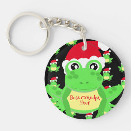 Weihnachts-Foto Black Frog Weihnachtsmannmütze Mus Schlüsselanhänger