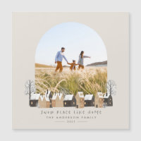 Weihnachts-Foto-Bogen nord-natur