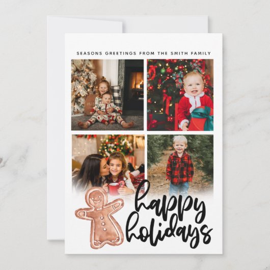 Weihnachts-Foto-Collage (Vorderseite)