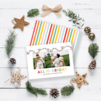 Weihnachts-Foto Collage Regenbogen niedlich