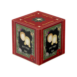 Weihnachts Foto Cube mit 4 Ihrer Fotos Würfel