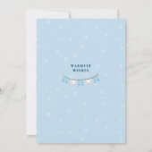 Weihnachts-Foto des Weihnachtsmanns Feiertagskarte (Rückseite)