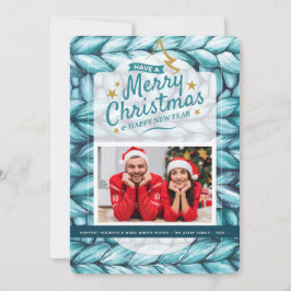 Weihnachts-Foto Feiertagskarte