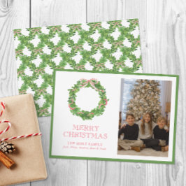 Weihnachts-Foto Feiertagskarte