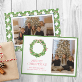 Weihnachts-Foto Feiertagskarte