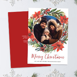 Weihnachts-Foto Feiertagskarte