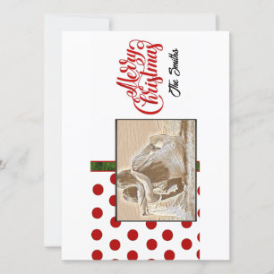 Weihnachts-Foto Feiertagskarte