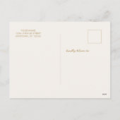 Weihnachts-Foto Feiertagspostkarte (Rückseite)