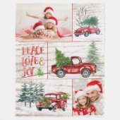 Weihnachts-Foto Fleece Blanket (Vorderseite)