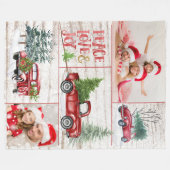 Weihnachts-Foto Fleece Blanket (Vorderseite (Horizontal))