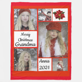 Weihnachts-Foto Fleece Blanket