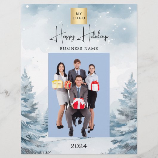 Weihnachts-Foto Flyer (Vorne)