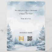 Weihnachts-Foto Flyer (Hinten)