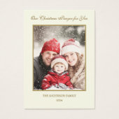 Weihnachts Foto Gebet Karten Jesus Mary Joseph (Vorderseite)