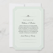 Weihnachts-Foto-Gedenkkarte & Dankeschön-Karte Einladung (Rückseite)