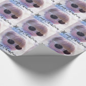Weihnachts-Foto Geschenkpapier (Ecke)