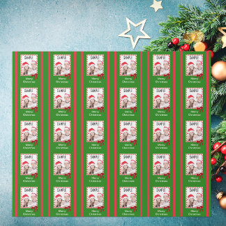 Weihnachts-Foto Geschenkpapier