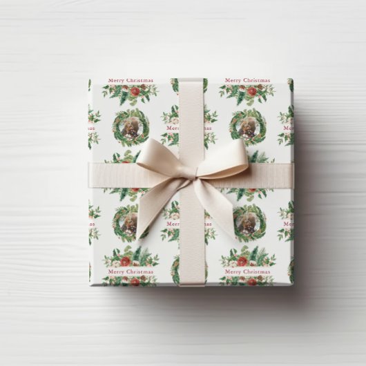Weihnachts-Foto Geschenkpapier