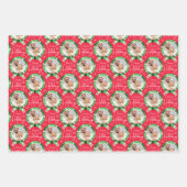 Weihnachts-Foto Geschenkpapier Set (Vorderseite 2)