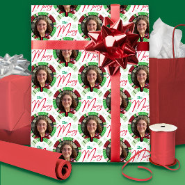 Weihnachts-Foto Geschenkpapier Set
