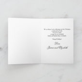 Weihnachts-Foto-Grußkarte Feiertagskarte (Innenseite)