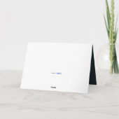 Weihnachts-Foto-Grußkarte Feiertagskarte (Rückseite)