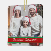 Weihnachts-Foto Heirloom Ornament (Links)