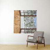 Weihnachts-Foto Hintergrund Winterlandschaft Wandteppich (Beispiel (Horizontal))