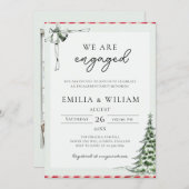 Weihnachts-Foto-Hochzeitsparty Einladung (Vorne/Hinten)