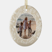 Weihnachts-Foto in der Keramik Elfenbeinküste Keramik Ornament (Rechts)