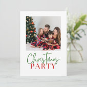 Weihnachts-Foto individuell anpassbar Feiertagskarte (Stehend Vorderseite)