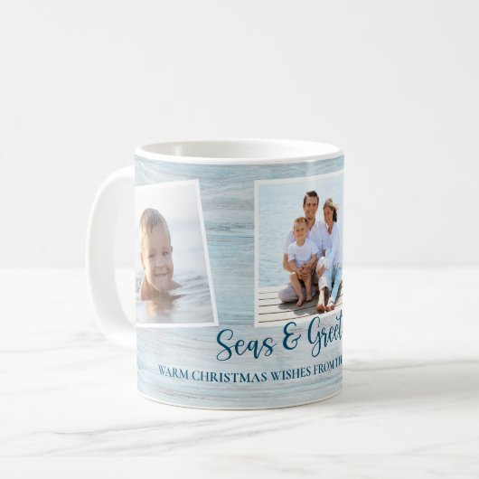 Weihnachts-Foto Kaffeetasse (Vorderseite Links)