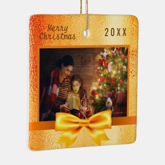 Weihnachts-Foto Keramikornament (Rechts)