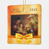 Weihnachts-Foto Keramikornament (Links)